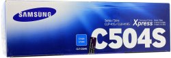 Картридж Samsung CLT-C504S, голубой