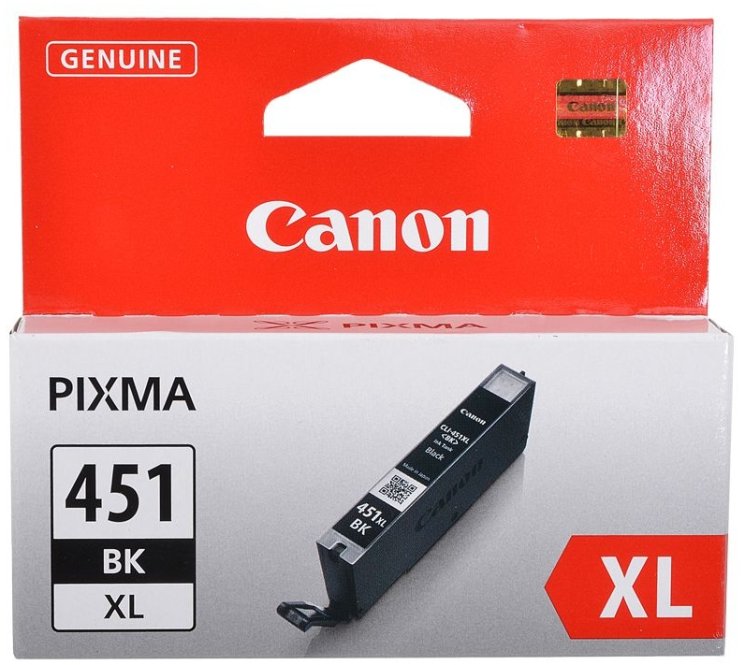 Картридж Canon CLI-451 BK Xl (6472B001), черный увеличенной емкости