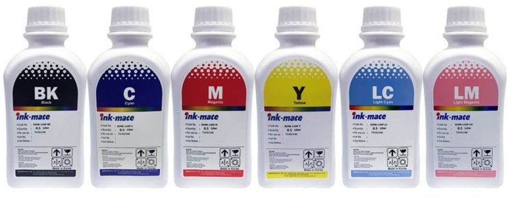 Набор чернил Ink-Mate EIM-143 Mult (Pigment) 6x500 ml для Epson (EIM143NB6W500)