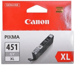 Картридж Canon CLI-451 GY Xl (6476B001), серый увеличенной емкости