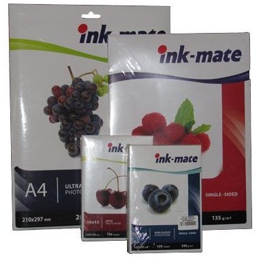 Фотобумага Ink-Mate A6, 200 гр/м2, 100 листов, глянцевая, для струйной печати