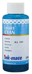 Светло-голубые чернила Ink-Mate HIM-960LC (Dye Light Cyan) 100ml для HP (HIM960LCW100)