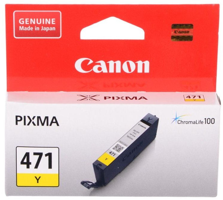 Картридж Canon CLI-471 Y (0403C001), желтый