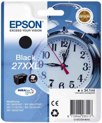 Картридж Epson T2791 (C13T27914020), черный экстра увеличенной емкости