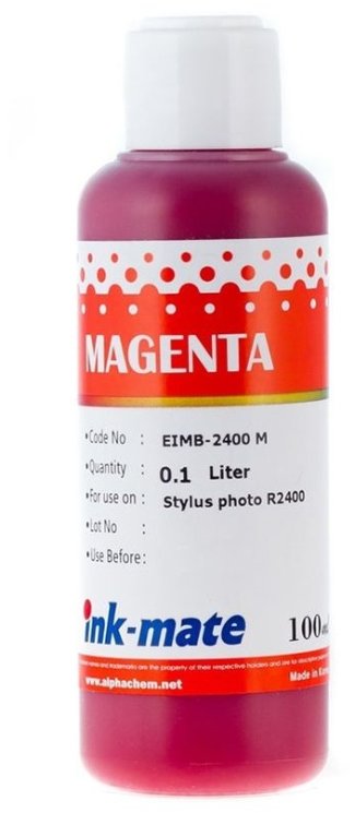 Пурпурные чернила Ink-Mate EIM-2400M (Pigment Magenta) 100 ml для Epson (EIM2400MW100)