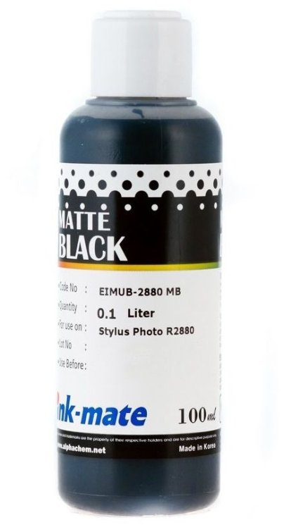 Матово-черные чернила Ink-Mate EIM-2880MA (Pigment Matte Black) 100 ml для Epson (EIM2880MAW100)