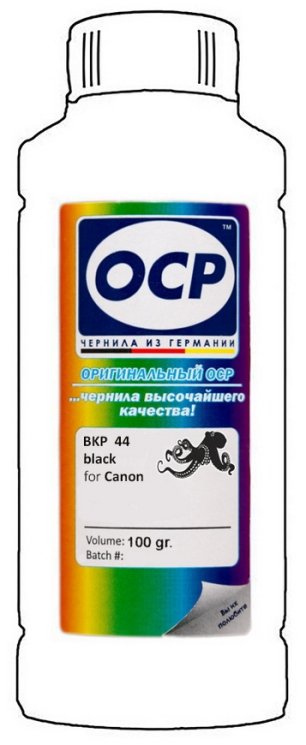 Черные чернила OCP BKP44 (Pigment Black) 100ml для Canon