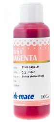 Светло-пурпурные чернила Ink-Mate EIM-2400LM (Pigment Light Magenta) 100 ml для Epson (EIM2400LMW100)