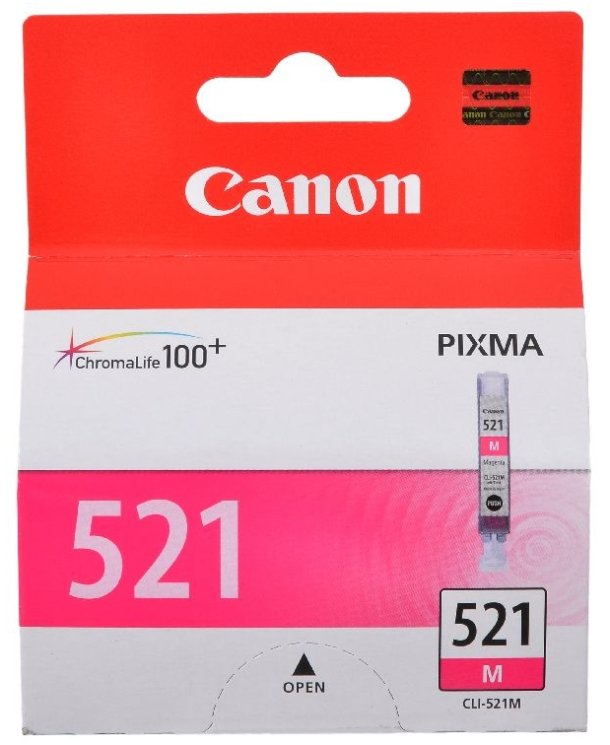 Картридж Canon CLI-521 M (2935B004), пурпурный