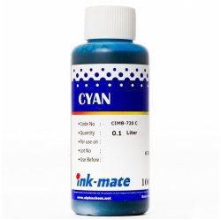 Голубые чернила Ink-Mate CIM-720C (Dye Cyan) 100ml для Canon (CIM720CW100)