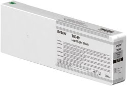 Картридж Epson T8049 (C13T804900), светло-серый увеличенной емкости