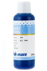 Светло-голубые чернила Ink-Mate EIM-188LC (Pigment Light Cyan) 100 ml для Epson (EIM188LCW100)