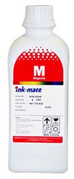 Пурпурные чернила Ink-Mate HIM-364M (Dye Magenta) 1000ml для HP (HIM364MW1000)