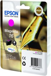Картридж Epson T1623 (C13T16234010), пурпурный
