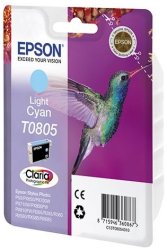 Картридж Epson T0805 (C13T08054011), светло-голубой