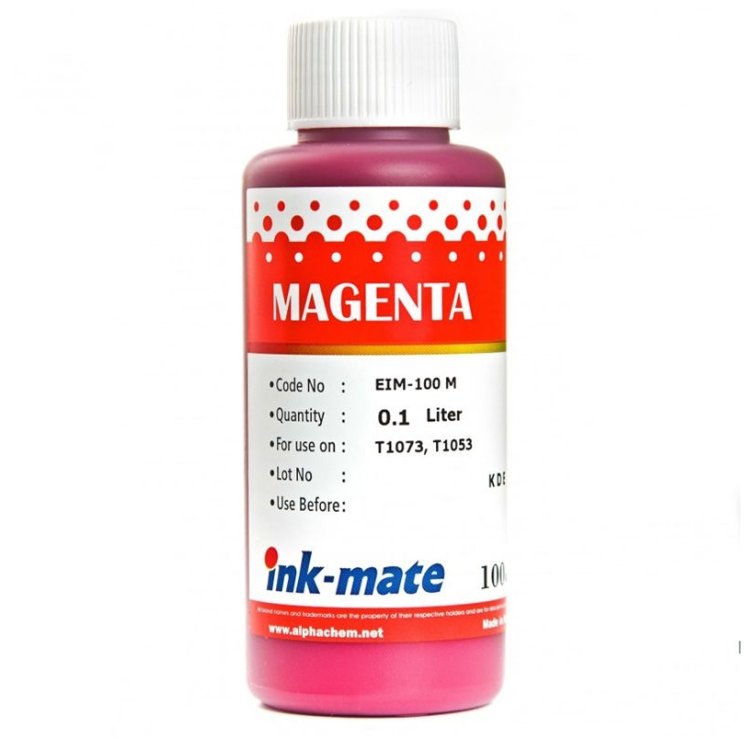 Пурпурные чернила Ink-Mate EIM-100M (Pigment Magenta) 100 ml для Epson (EIM100MW100)