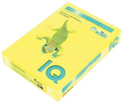 Бумага цветная Mondi IQ Color Neon A4, 80 гр/м2, 500 листов, желтая (NEOGB)