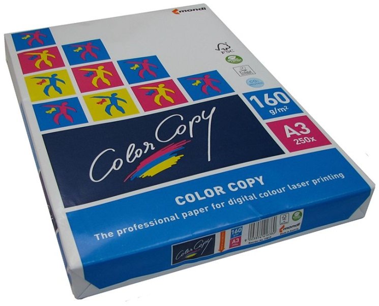 Бумага Mondi Color Copy A3, 160 гр/м2, 250 листов (CC160A3)