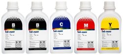 Набор чернил Ink-Mate EIM-100A (Pigment) + EIM-110ACMY (Dye) 5x500 ml для Epson (EIM110NB5W500)