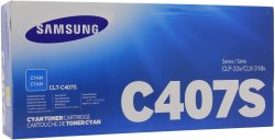 Картридж Samsung CLT-C407S, голубой