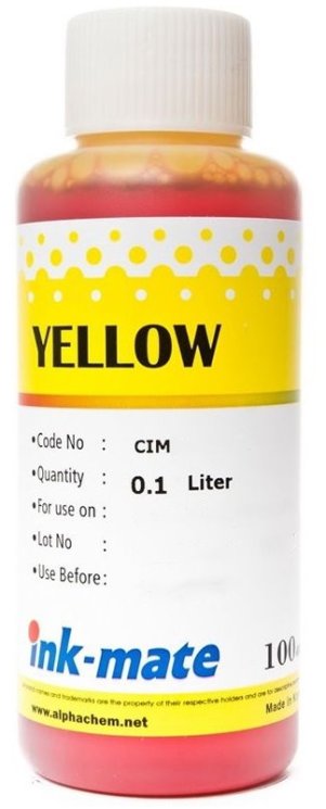 Желтые чернила Ink-Mate CIM-275Y (Dye Yellow) 100ml для Canon (CIM275YW100)