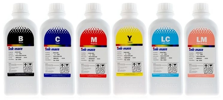 Набор чернил Ink-Mate EIM-290 Mult (Dye) 6x1000 ml для Epson (EIM290NB6W1000)